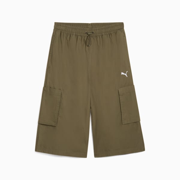 FUTURE ARCHIVE Relaxed Fit 16" Cargo Jorts, Loden Green, extralarge-IND